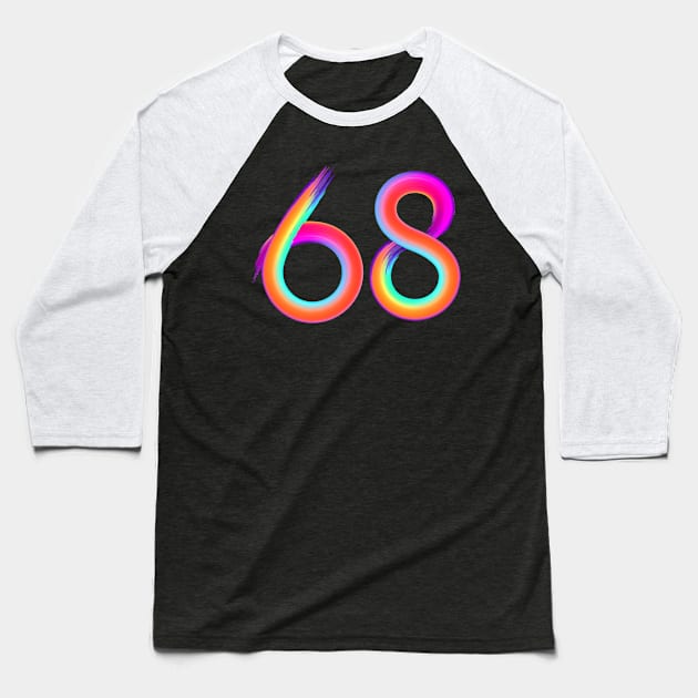 brushed 68 Baseball T-Shirt by MplusC